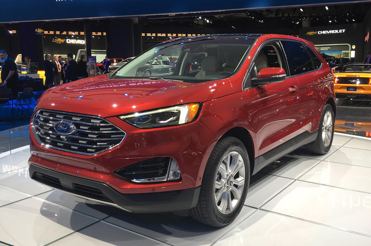 Facelifted Ford Edge revealed to American market