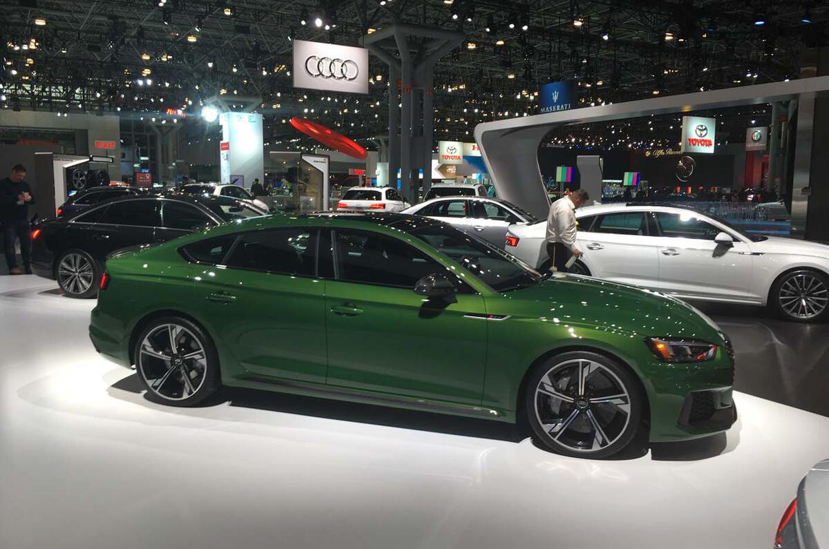 First Audi RS5 Sportback makes debut with 444bhp turbocharged V6