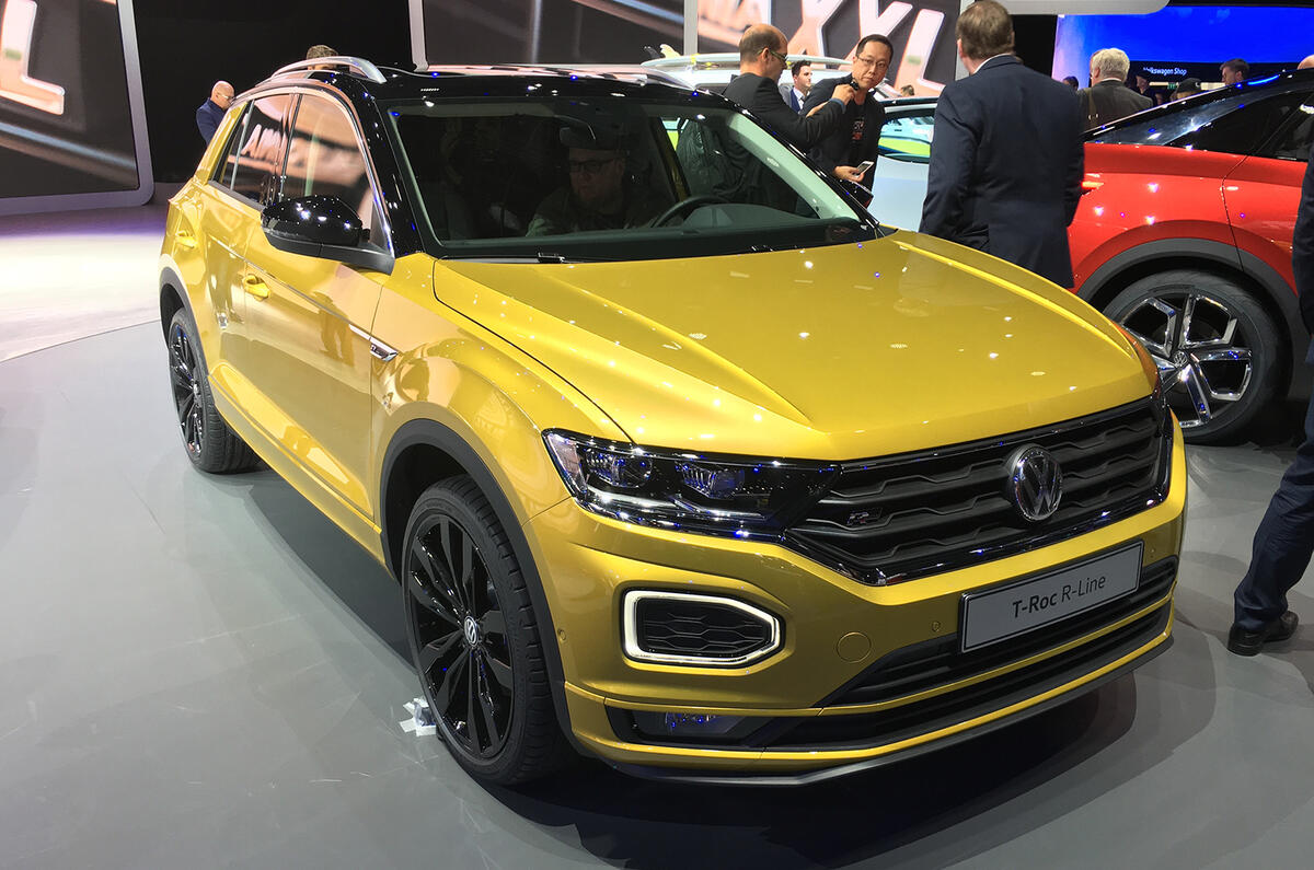 Volkswagen T-Roc R-Line Frankfurt motor show
