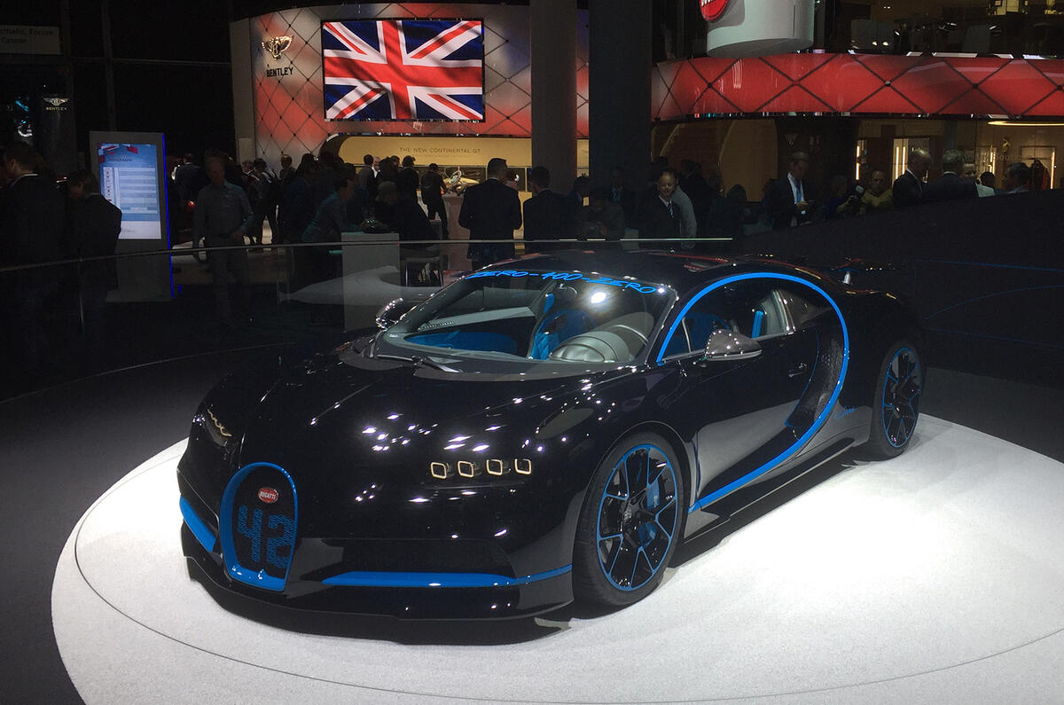 Bugatti Chiron Frankfurt motor show