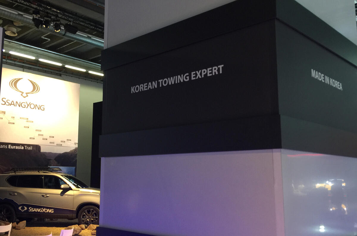 Ssangyong Frankfurt motor show