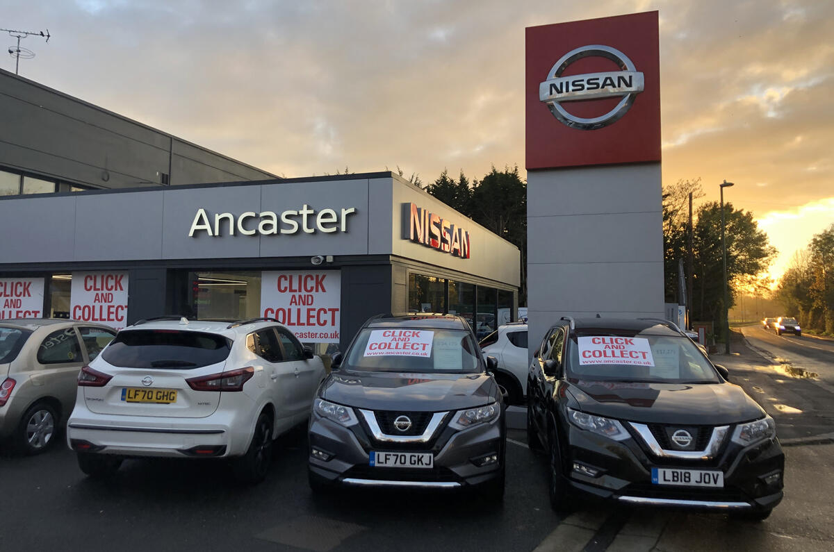 Nissan dealership with click-and-collect, 2021 Nissan dealership with click-and-collect, 2021