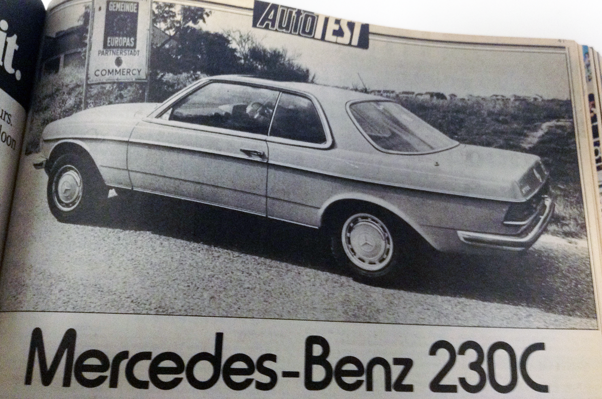 1977 Mercedes-Benz 230C side view