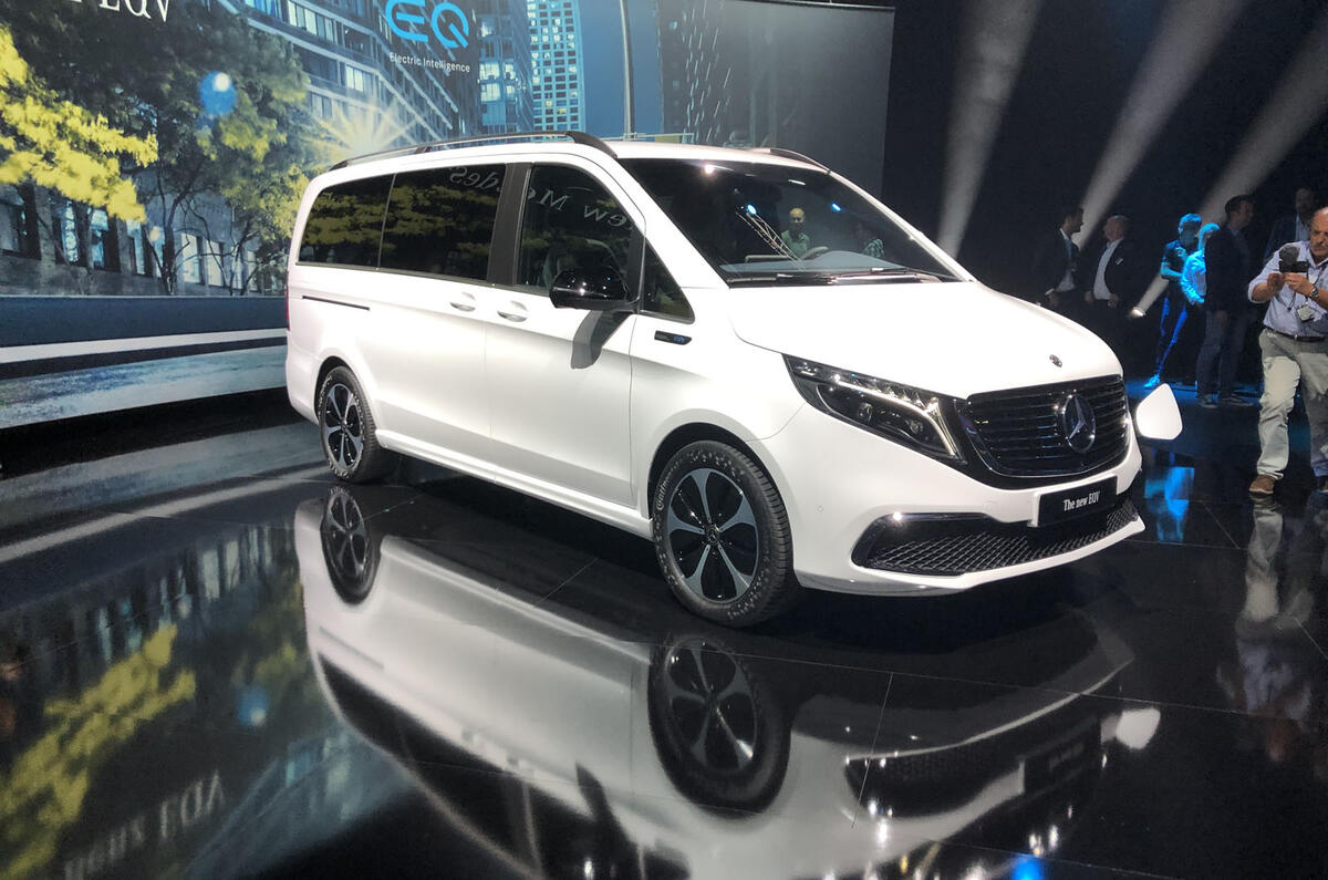 Mercedes-Benz EQV launch - front