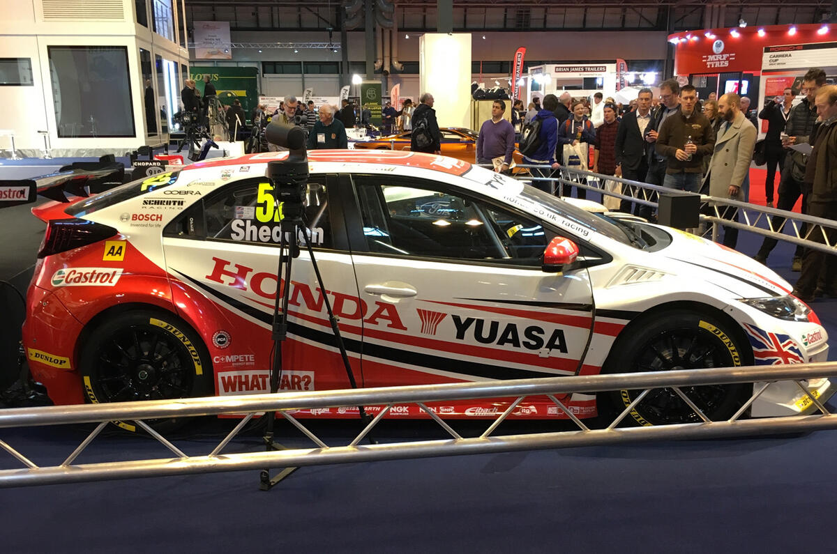 Autosport international show exhibit