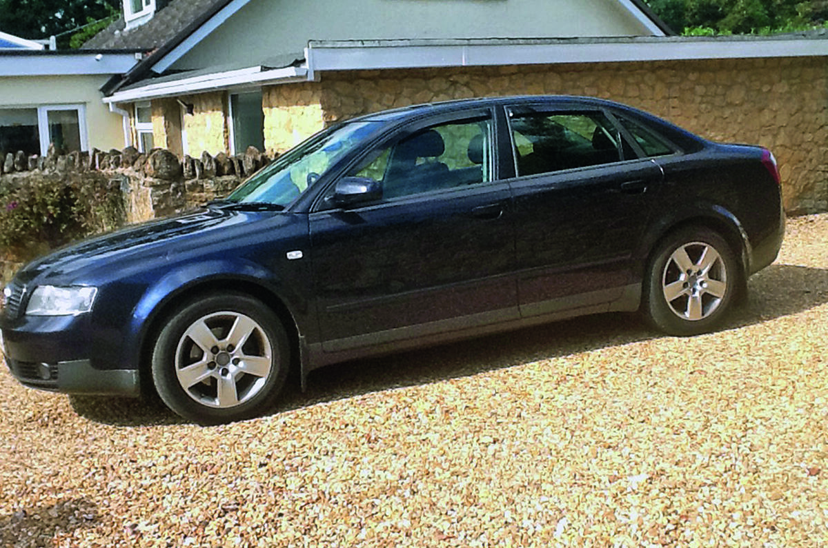 2003 Audi A4 saloon - side