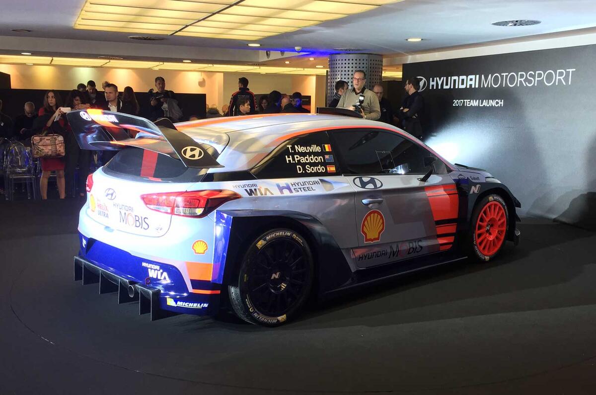 2017 Hyundai i20 Coupe WRC car revealed