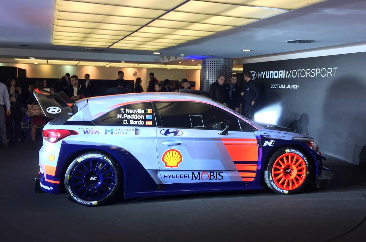 2017 Hyundai i20 Coupe WRC car revealed