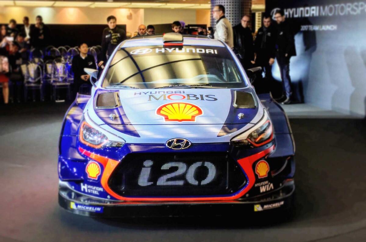 2017 Hyundai i20 Coupe WRC car revealed
