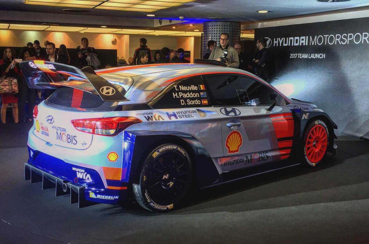 2017 Hyundai i20 Coupe WRC car revealed