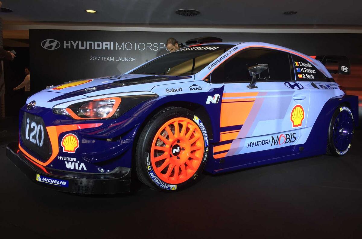 2017 Hyundai i20 Coupe WRC car revealed