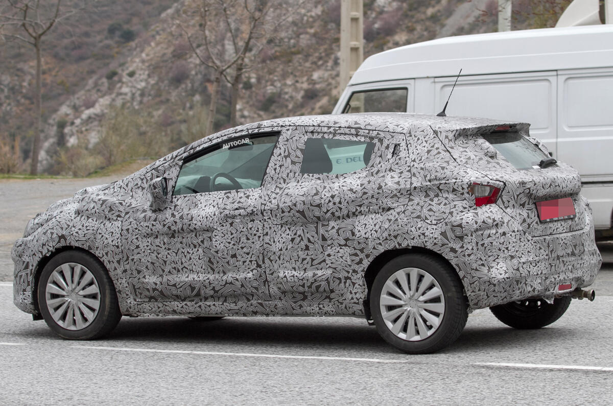 Nissan Micra spy shots