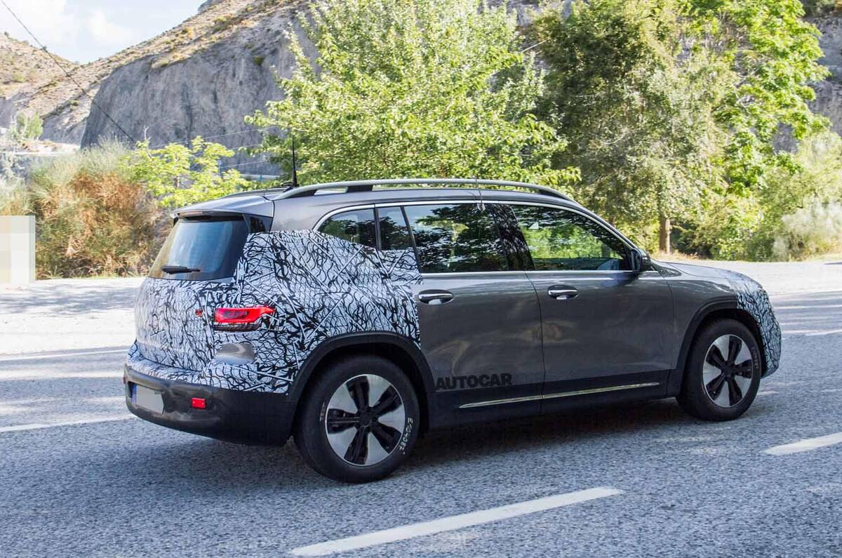 New Mercedes EQB spyshots