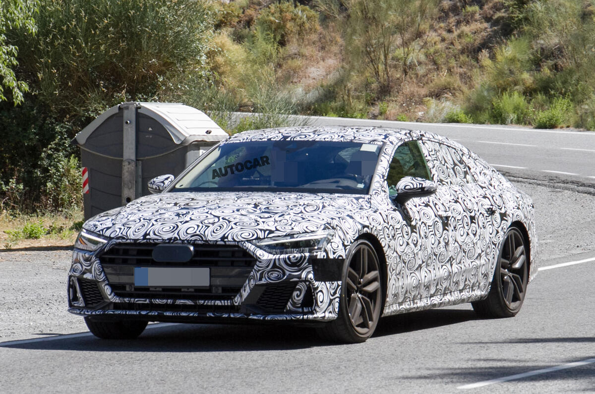 2017 Audi A7 Sportback – 450bhp S7 variant spotted testing