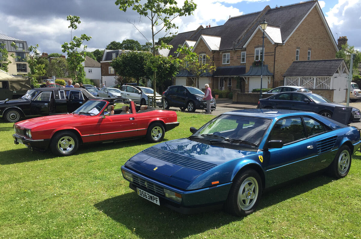 Hampton Village Classic Car Show Ferrari Mondial