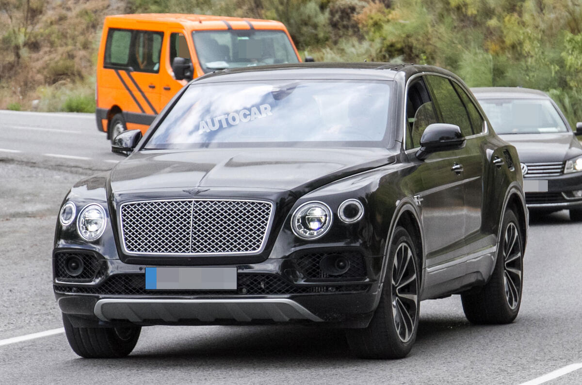 Bentley Bentayga plug-in hybrid due in 2018