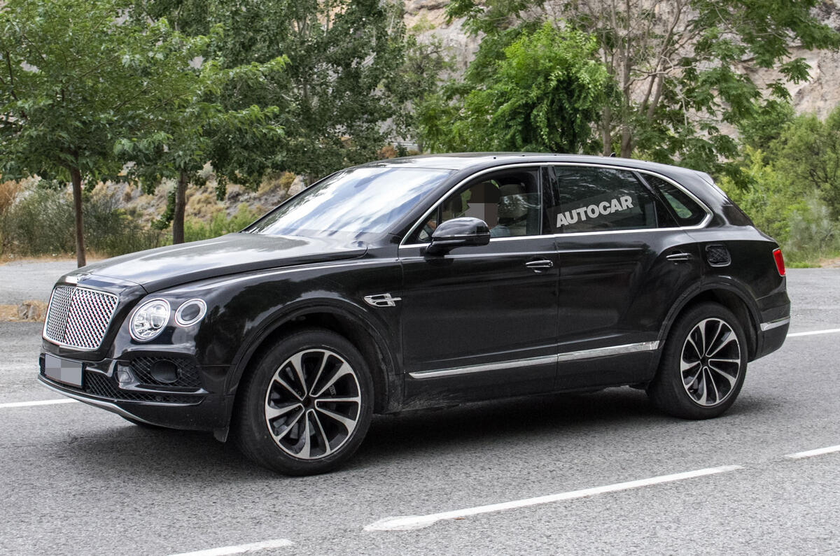 Bentley Bentayga plug-in hybrid due in 2018