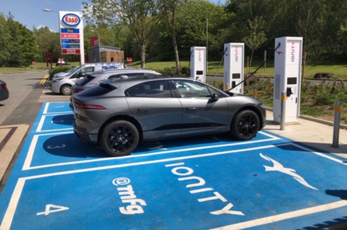 Ionity charging point in Maidstone