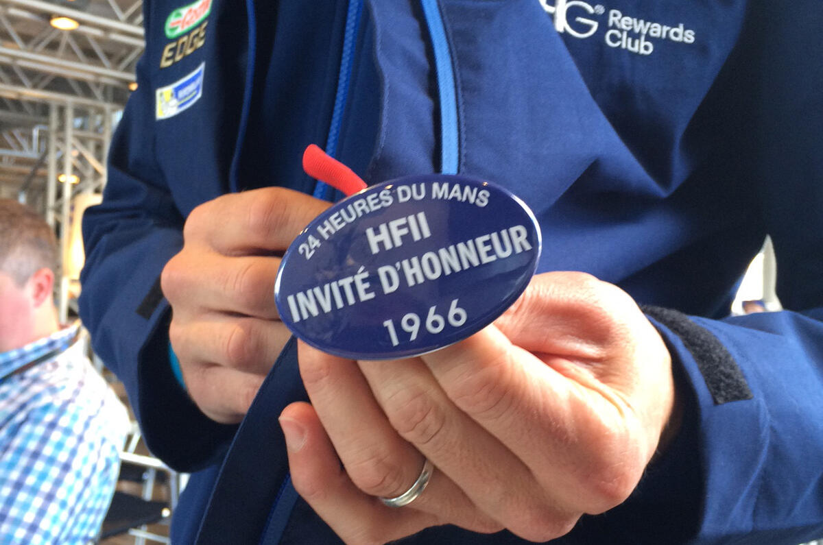 Ford's Le Mans winning medal from 1966