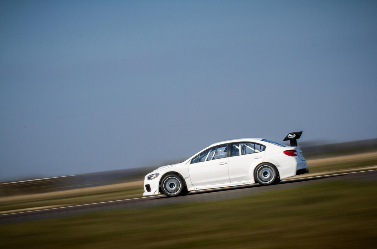 Subaru WRX STI Prodrive Isle of Man TT car