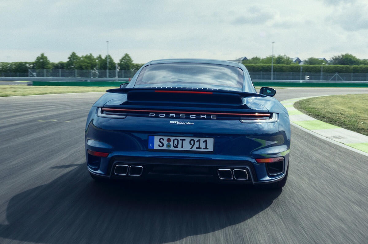 Porsche 911 Turbo 2020 official images - rear Porsche 911 Turbo 2020 official images - rear