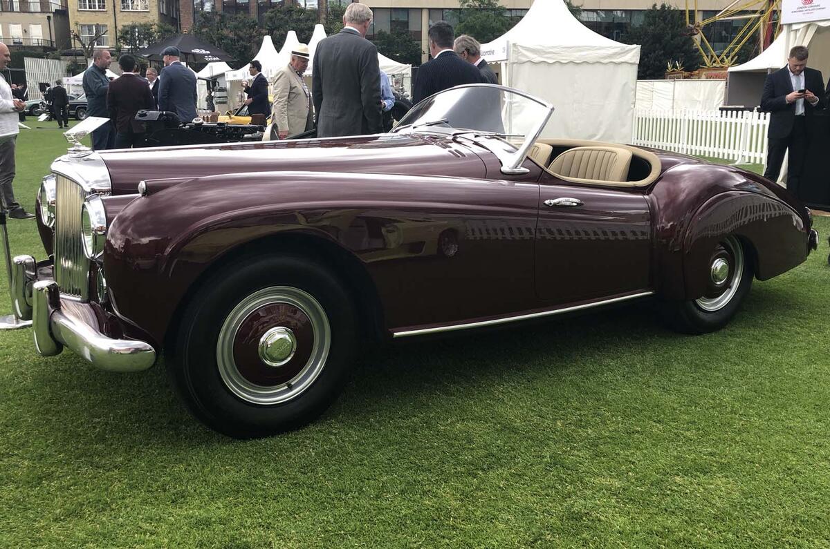 Bentley Blizzard roadster at London Concours 2019