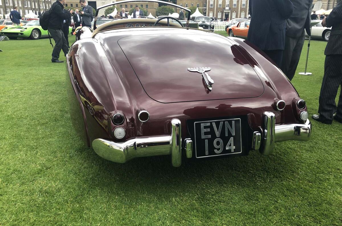 Bentley Blizzard roadster at London Concours 2019