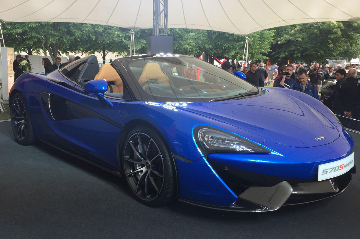 McLaren 570S Spider officially revealed ahead of Goodwood debut