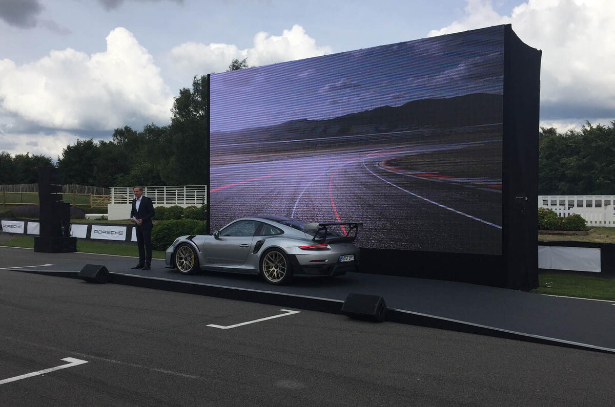 Hardcore Porsche 911 GT2 RS makes debut at Goodwood Festival of Speed