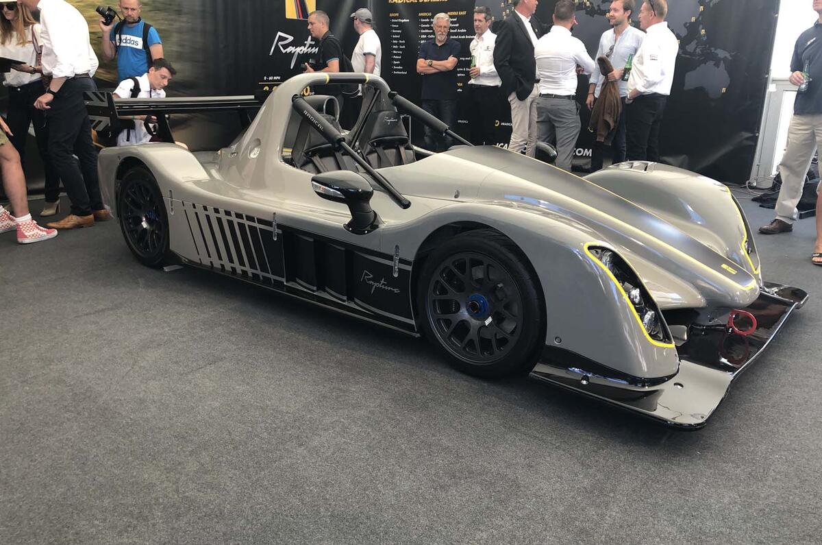 Radical Rapture unveiled at Goodwood Festival of Speed 2019