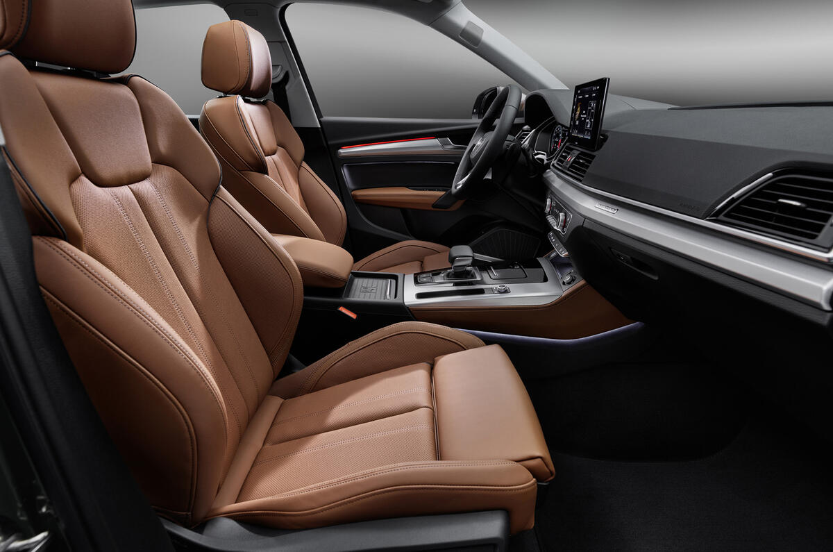 2020 Audi Q5 facelift - front seats 2020 Audi Q5 facelift - front seats