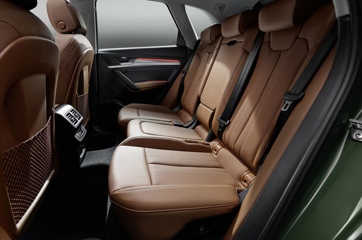 2020 Audi Q5 facelift - rear seats 2020 Audi Q5 facelift - rear seats