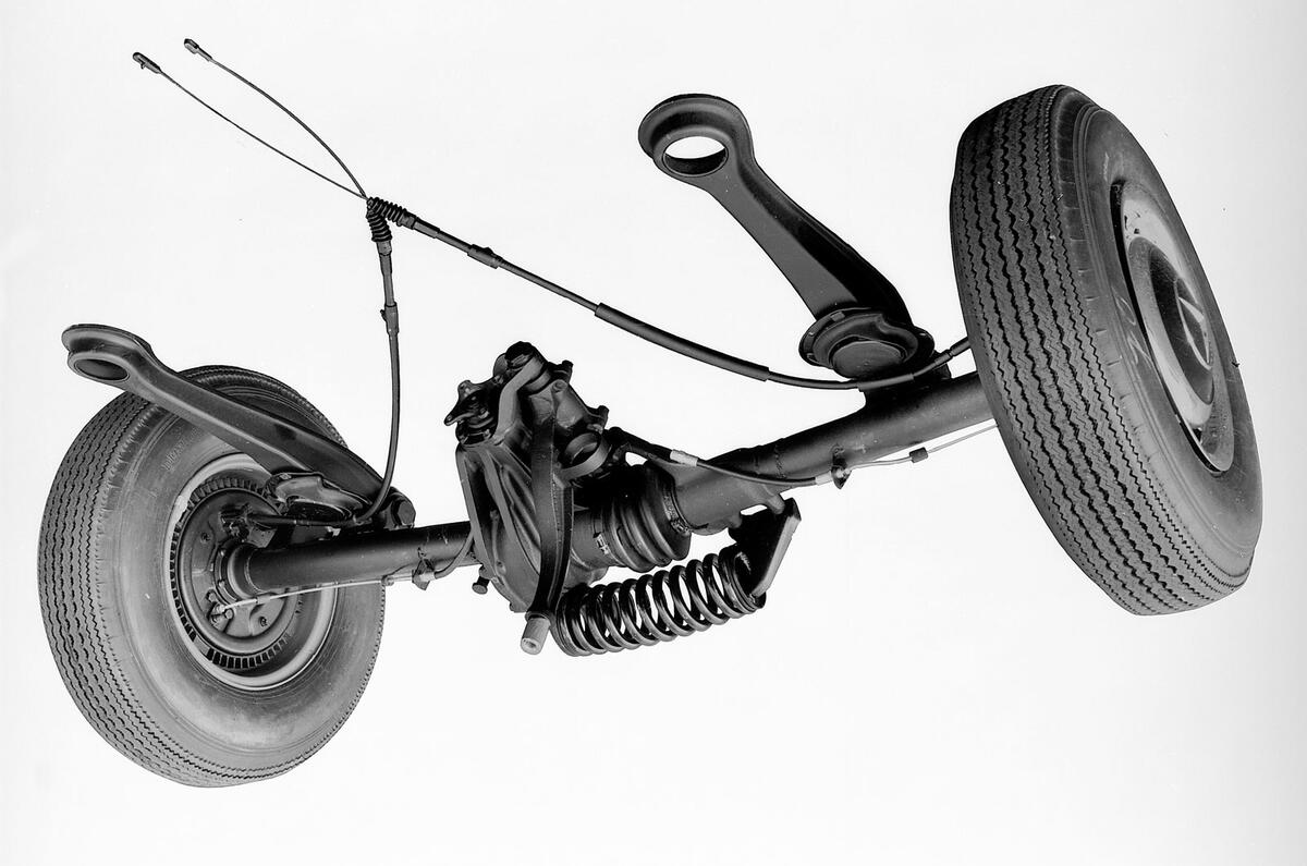 1954 Mercedes-Benz single-joint swing axle