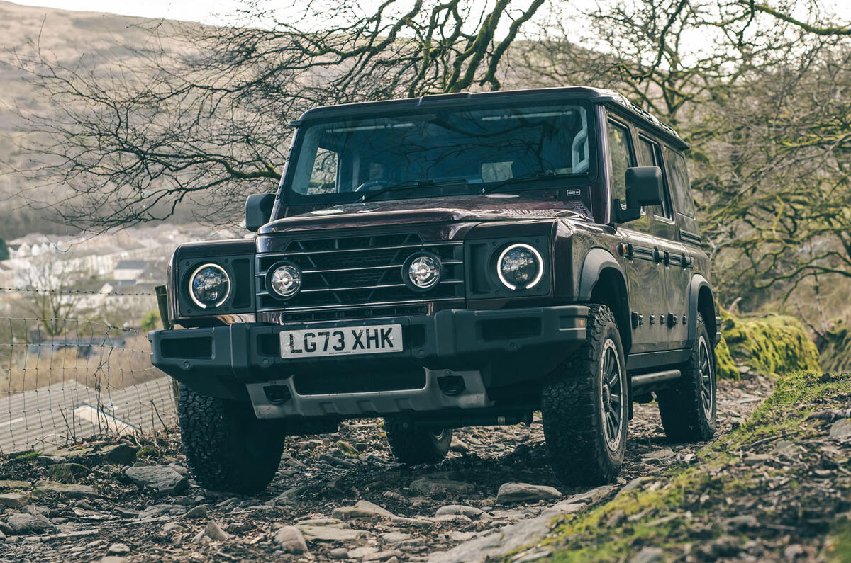 Ineos Grenadier front quarter static off road