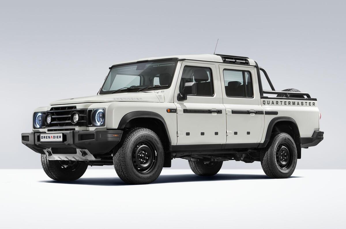 Ineos Grenadier Quartermaster 2023 front quarter studio Ineos Grenadier Quartermaster 2023 front quarter studio