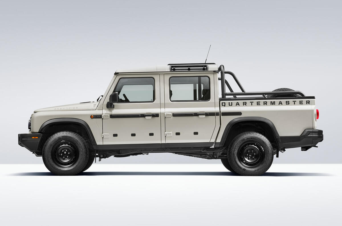 Ineos Grenadier Quartermaster 2023 side studio Ineos Grenadier Quartermaster 2023 side studio