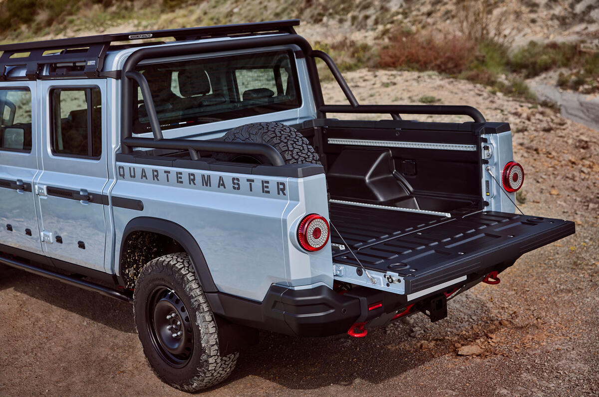 Ineos Grenadier Quartermaster 2023 tailgate Ineos Grenadier Quartermaster 2023 tailgate