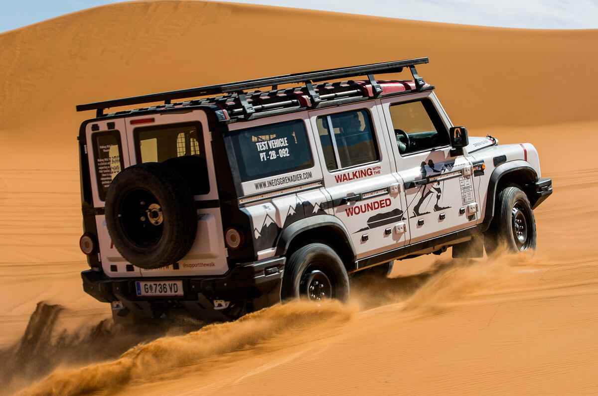INEOS Grenadier   Morocco Testing 3 INEOS Grenadier   Morocco Testing 3