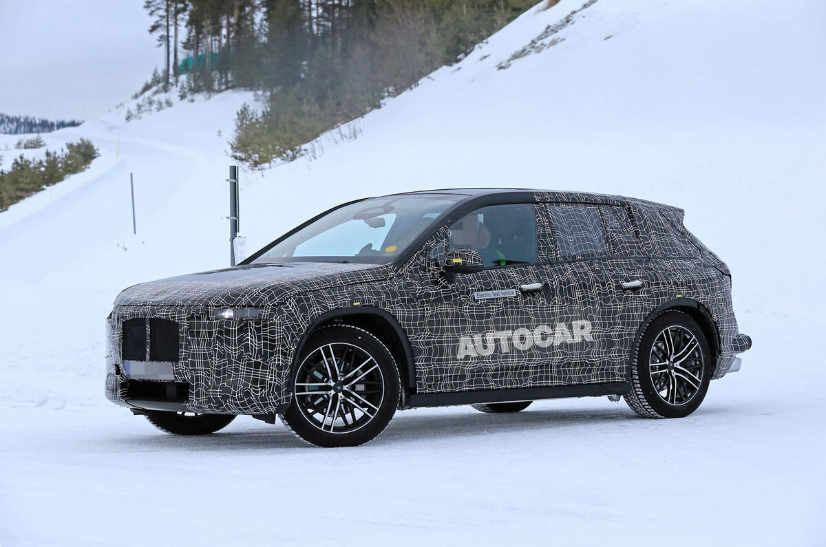 BMW iNext winter testing spies 1