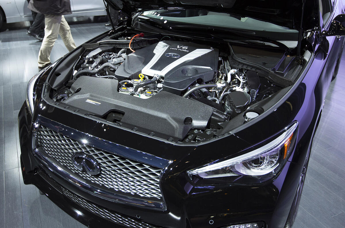 Infiniti Q50 engine line-up