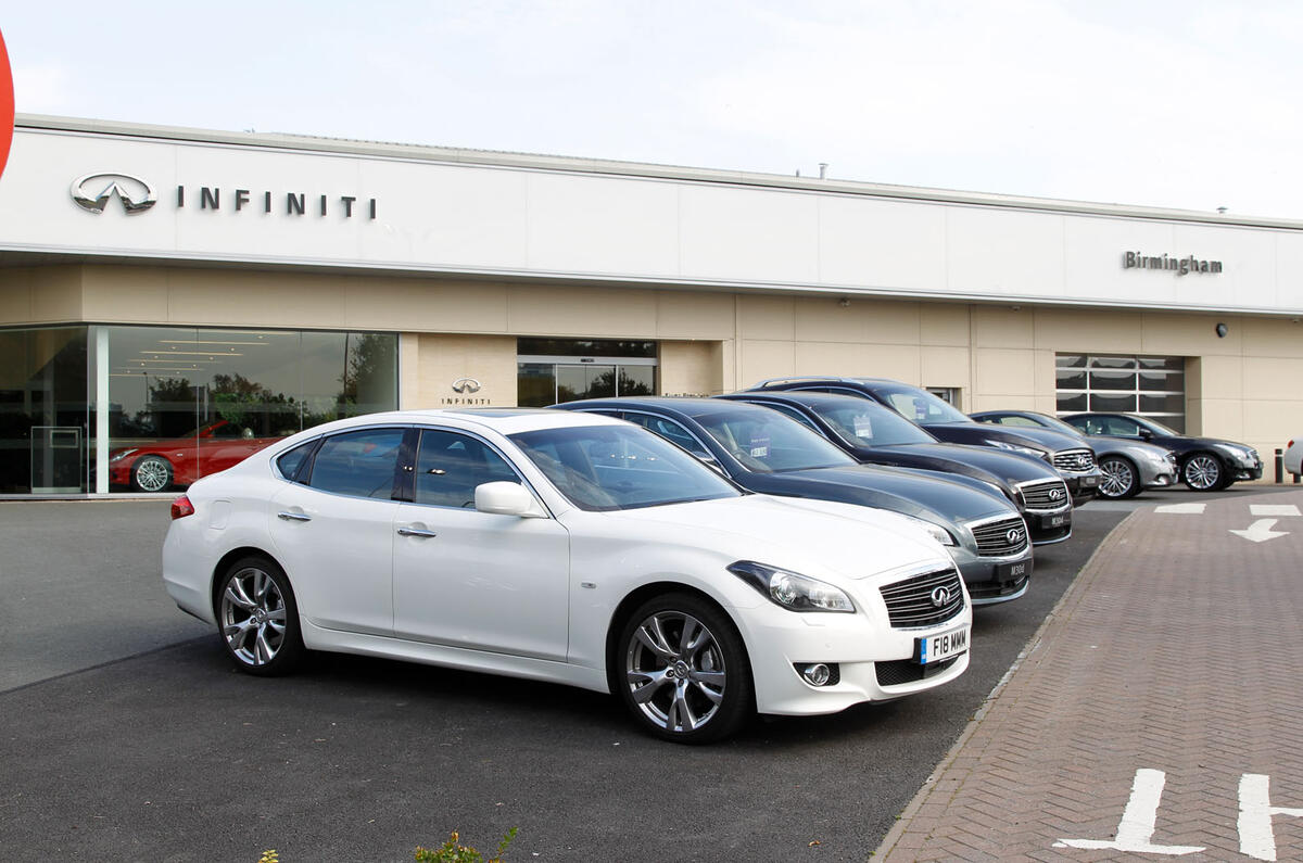 Infiniti slow UK sales