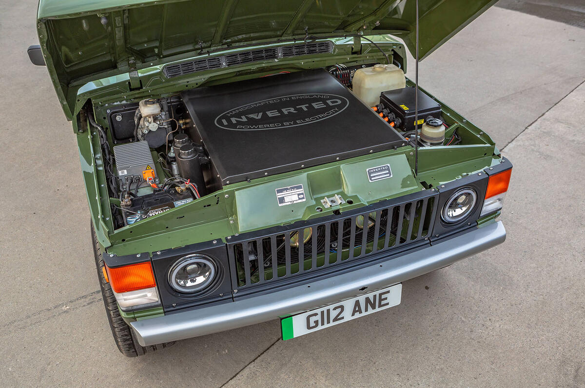 Inverted Range Rover Classic engine bay Inverted Range Rover Classic engine bay