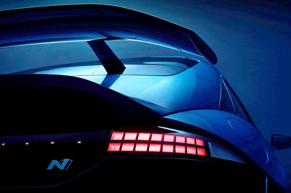 IONIQ 6 N Teaser Rear 4x3 IONIQ 6 N Teaser Rear 4x3