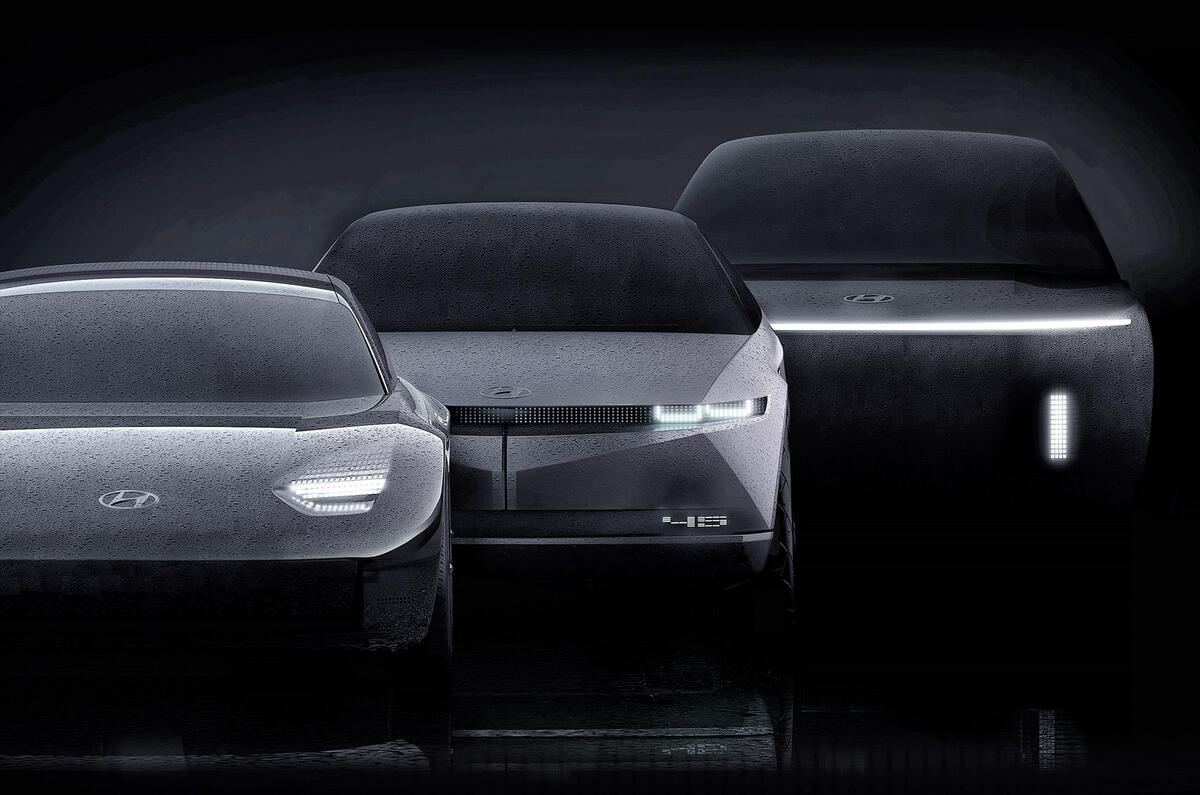 Hyundai Ioniq EV line-up - Prophecy, 45 and Ioniq 7 Hyundai Ioniq EV line-up - Prophecy, 45 and Ioniq 7
