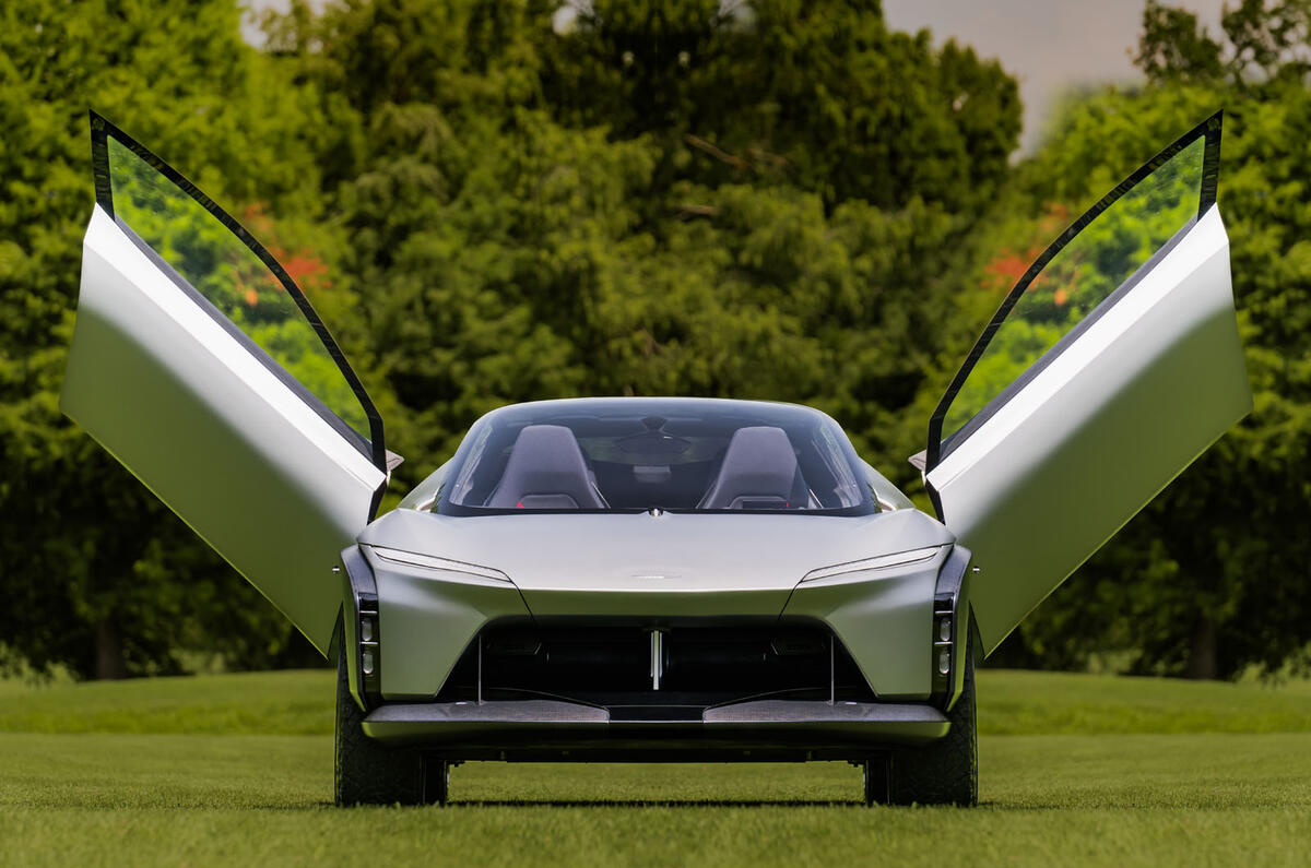 Italdesign Quintessenza front doors open Italdesign Quintessenza front doors open