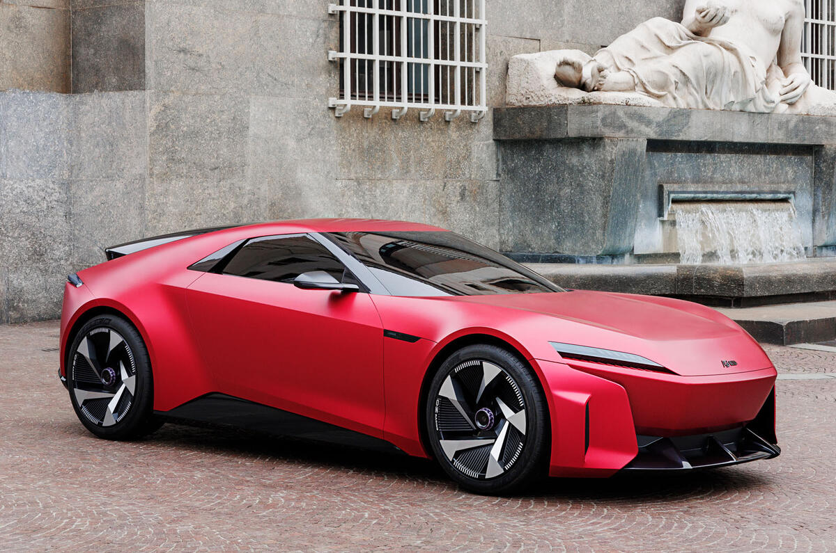 Italdesign Vision Rapida front quarter outdoors