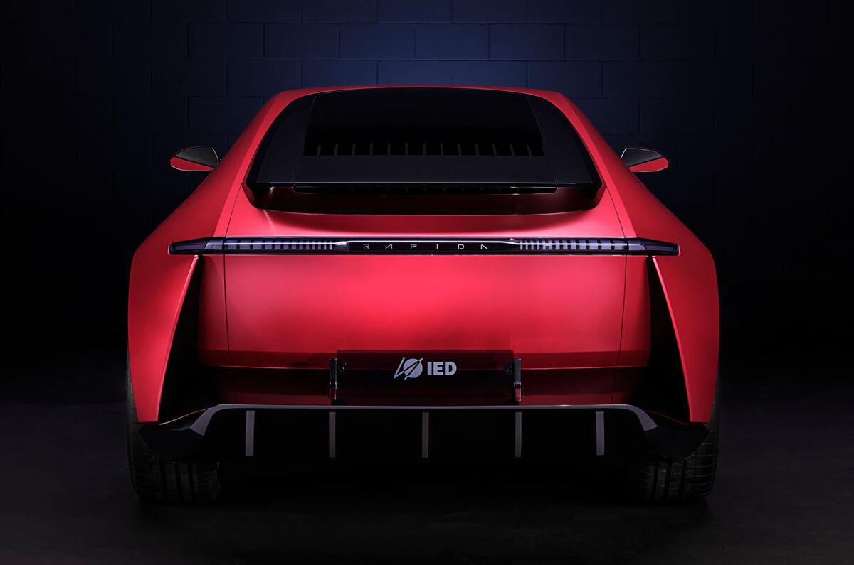 Italdesign Vision Rapida rear Italdesign Vision Rapida rear