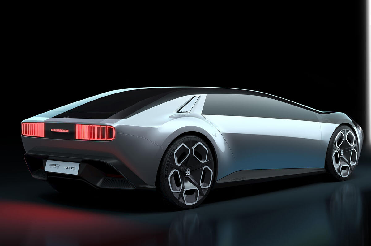 Italdesign Asso di Picche In Movimento rear three quarter Italdesign Asso di Picche In Movimento rear three quarter