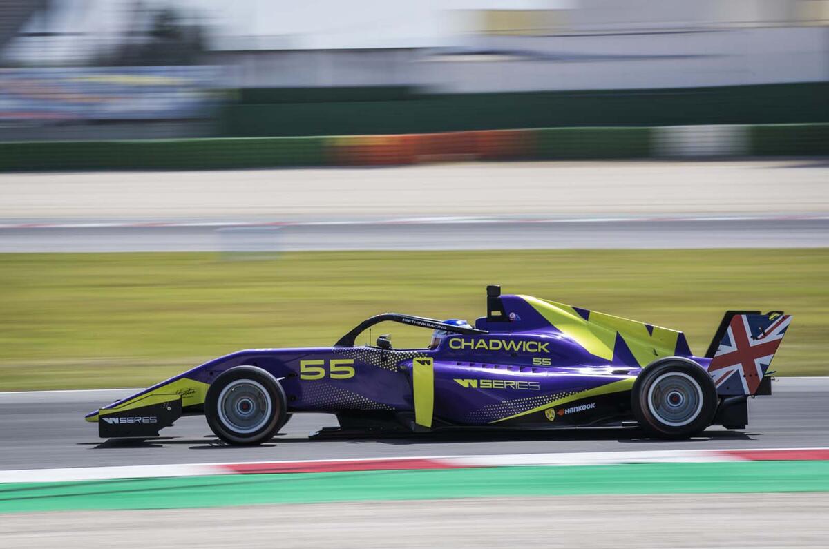 Jamie Chadwick races in W Series