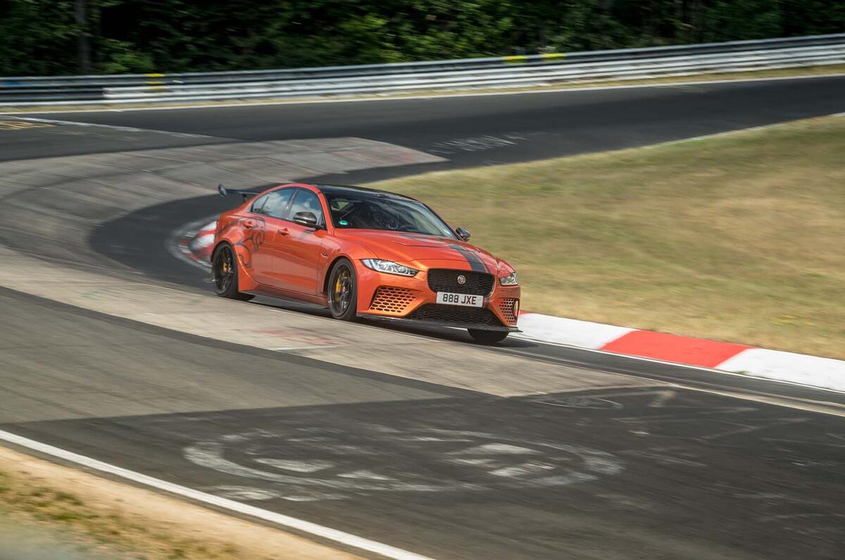 Jaguar XE SV Project 8 sets new Nurburgring lap record